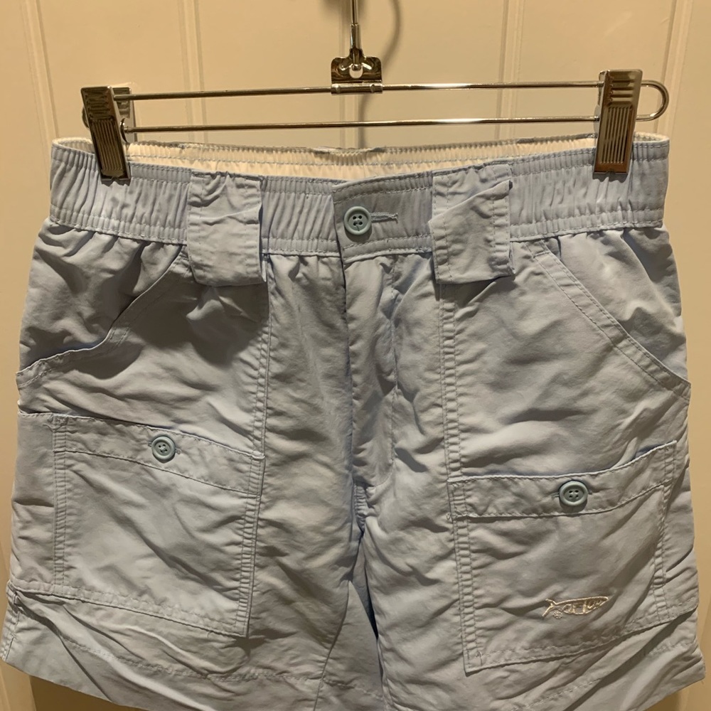 AFTCO original fishing short 28 waist, slate blue